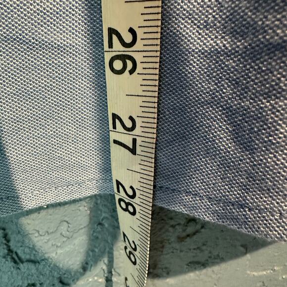 George NWT Size Small Knit Button Up Short Sleeve Blue Work Business Casual - Picture 4 of 9